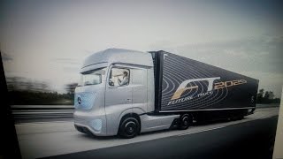 Mercedes Self Driving Truck Driving Itself Mercedes Future Truck 2030