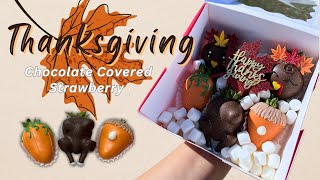 Hot to Make: Thanksgiving Turkey Chocolate Covered Strawberries