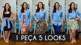 1 Peça 5 Looks - Intercâmbio Feminino