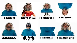 i am steve but this is crazy version