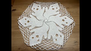 Tuto centre de table Fantômes au crochet @AlextitiaTutoCrochet