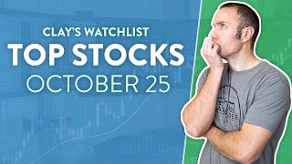 Top 10 Stocks For October 25, 2024 ( $TSLA, $NXU, $QS, $ZENA, $NVDA, and more! )