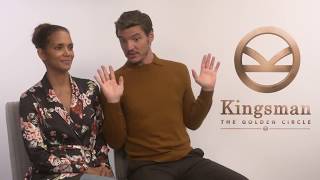 Halle Berry and Pedro Pascal on Elton John