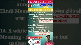 idioms one word substitution 2023 PYQ by Manish #ssc CGL MTS  CPO CHSL SSC GD