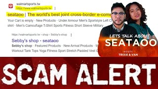 SEATAOO RED FLAG OF SCAM | Anong meron sa WALMARTSPORTS.TW at SEATAOO? Seataoo.ph