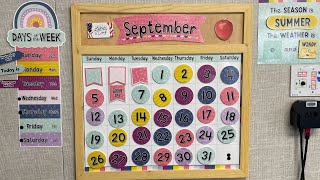 Miter Frame for a School Calendar