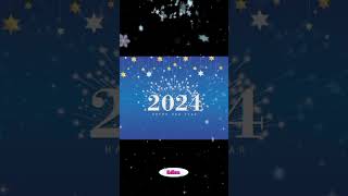 Happy New year 🎊 2024 celebration status 🥳 New year 2024 WhatsApp status #happynewyear2024 #shorts