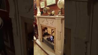 Brass Gas Fireplace installed in islamabad