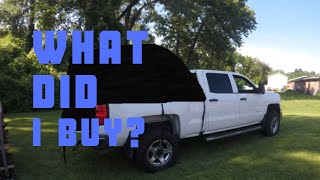 What Did I Buy?  Camping in a Truck Bed. Setup and Review.