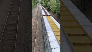 BNSF 268 speedin through Titlow beach Tacoma #trains #tacoma #railfan #bnsf