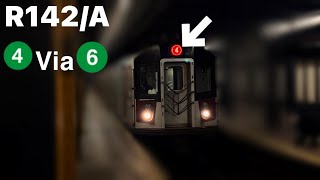 ⁴ᴷ⁶⁰ R142/A 4 Trains Via 6 To 3rd Avenue - 138th Street