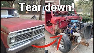 F-100 Disassembly! (pt.1 of restoration)