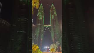 Twin Tower during Hari Raya | Eid Mubarak #klcc #eidmubarak #hariraya #shorts #shortvideo