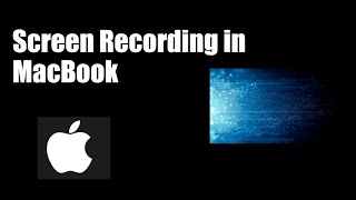 How to do screen recording in Macbook | Video Recording in Mac