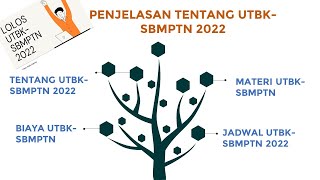 INFORMASI PENTING SEPUTAR UTBK 2022 !!! BIAYA DAN MATERI UTBK-SBMPTN 2022