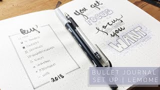 Bullet Journal Set Up | Lemome vs. Leuchtturm1917