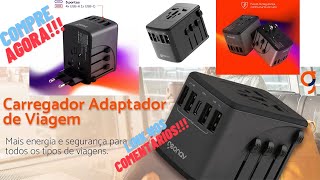 COMPRE AGORA!!! Geonav Carregador Universal com Adaptadores de Viagem #amazon #carregador #viagem