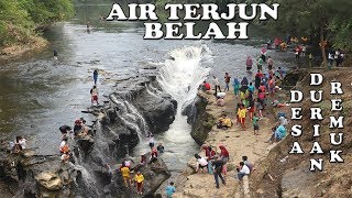 AIR TERJUN BELAH LUBUK LINGGAU ( split waterfall )