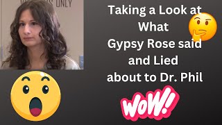 Gypsy Rose Blanchard -Gypsy Rose's Lies In Dr. Phil Interview