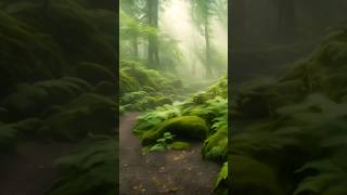 rainy forest #trendingshorts #rainsonds #scenery #relaxingmusic #relaxing