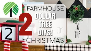 FARMHOUSE CHRISTMAS DOLLAR TREE DIYS 2020! Easy Budget Crafts that YOU Can Make!