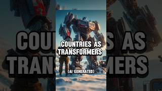 AI Draws Countries as Transformers! #ai #shorts #transformers #country