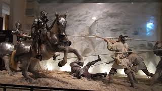 Leeds Royal Armouries, diorama of the medieval Battle of Pavia.