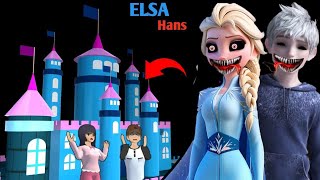 ELSA Hans Zombie Couple × YUTA MIO Zombie Wedding Couple 😱 | SAKURA School Simulator Horror Drama 👺