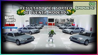 MIRALO YA!!! CUENTA MODEADA GRATIS PARA GTA 5 ONLINE RESULTADO FINAL DEL SORTEO GRACIAS  A TODOS.