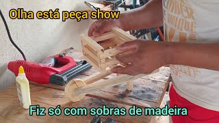 Como aumentar sua renda com artesanato com madeira simples rápido e fácil, bora fazer