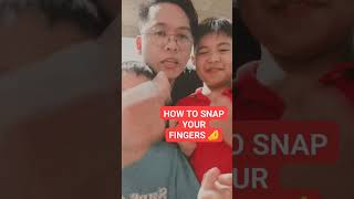 How to snap your fingers #howtosnapyourfingers #shorts #snapfingers