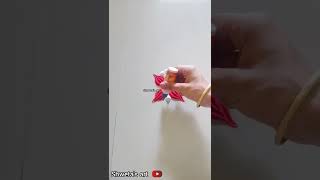 rakshabandhan special rangoli design/ bhaubij special rangoli/attractive rangoli design/🏵️#shorts