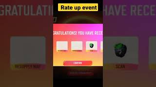 Rate up event free fire | free fire new event | #shorts #freefireshorts #youtubeshorts