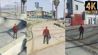 GTA 5 - Natural Colors - Walking on the Beach - Ultra Realistic Graphics Mods