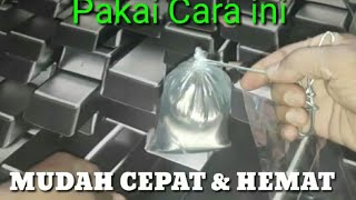 Cara mengikat plastik tanpa karet dan tali mudah dan cepat