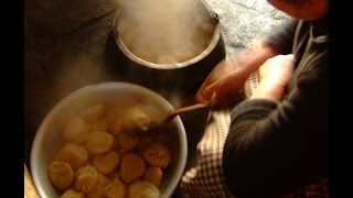 Khinkali in Tusheti თუშეთი, Georgia