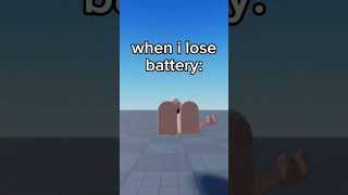 when i lose battery: #relatable #roblox #shorts #fyp