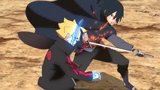 Sasuke Pierde El Rinnegan y Despedida De Kurama - Naruto y Sasuke VS Borushiki