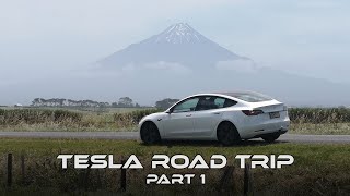 Driving our Tesla Model 3 to a Volcano