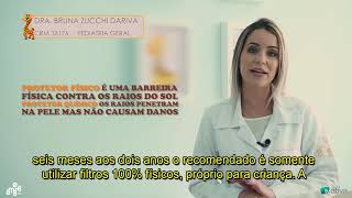 A diferença entre protetor físico e protetor químico - Dra. Bruna Zucchi Dariva - Amare Pediatria