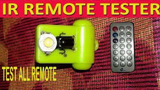 MAKING A IR REMOTE TESTER [check all remote]