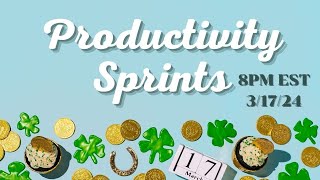 3/17 March Productivity Sprints