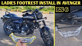 Ladies Footrest Installation In Avenger  BS6 | Avenger Ladies Footrest Modified | @rkcreations03