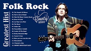 Greatest Folk Rock Country Music With Lyrics | Cat Stevens, John Denver, CCR, Dan Fogelberg,...