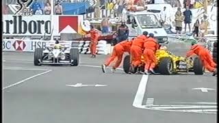 F1 Monaco 1998 FP1 Hill crashing (DF1)