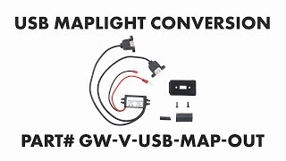 USB Port Map Light Conversion Kit