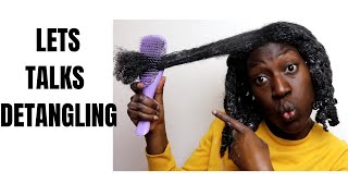 WHAT IS DETANGLING? A-Z of NATURAL HAIR