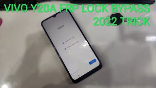 Vivo Y20a FRP Lock Bypass Without PC 2022