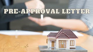 What is PRE-APPROVAL LETTER  l  HOMEBUYING 101