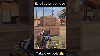 Epic father and son duo in pubg mobile pt1 #shorts #pubgmobile